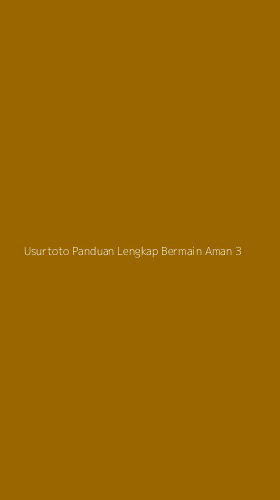 Tampilan Antarmuka Aplikasi Usurtoto Panduan Lengkap Bermain Aman - 3