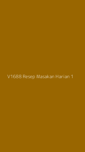 Tampilan Antarmuka Aplikasi V1688 Resep Masakan Harian - 1