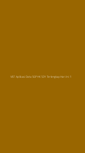 Tampilan Antarmuka Aplikasi V87 Aplikasi Data Sgp Hk Sdy Terlengkap Hari Ini - 1