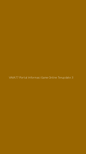 Tampilan Antarmuka Aplikasi Vava77 Portal Informasi Game Online Terupdate - 3