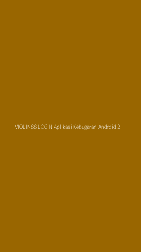 Tampilan Antarmuka Aplikasi Violin88 Login Aplikasi Kebugaran Android - 2