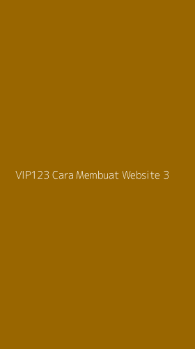 Tampilan Antarmuka Aplikasi Vip123 Cara Membuat Website - 3