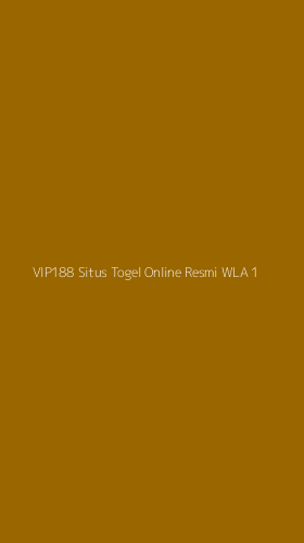 Tampilan Antarmuka Aplikasi Vip188 Situs Togel Online Resmi Wla - 1