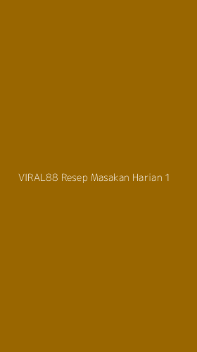 Tampilan Antarmuka Aplikasi Viral88 Resep Masakan Harian - 1