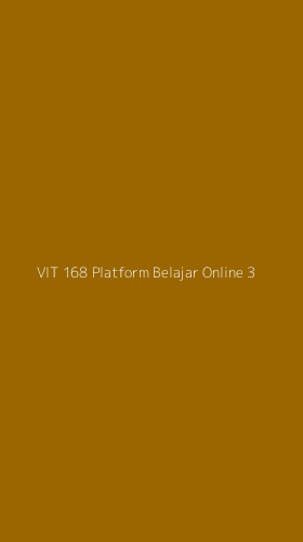 Tampilan Antarmuka Aplikasi Vit 168 Platform Belajar Online - 3