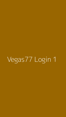 Tampilan Antarmuka Aplikasi Vegas77 Login - 1