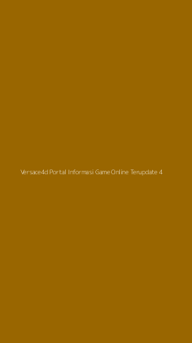Tampilan Antarmuka Aplikasi Versace4d Portal Informasi Game Online Terupdate - 4