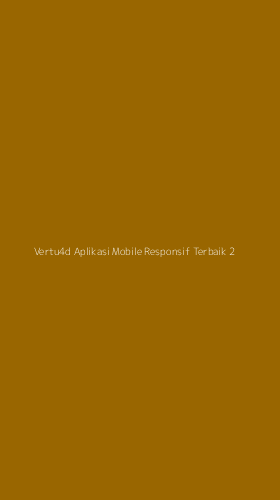 Tampilan Antarmuka Aplikasi Vertu4d Aplikasi Mobile Responsif Terbaik - 2