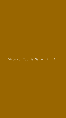 Tampilan Antarmuka Aplikasi Victoryqq Tutorial Server Linux - 4