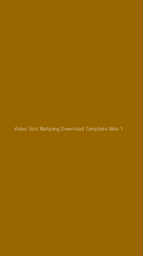 Tampilan Antarmuka Aplikasi Video Slot Mahjong Download Template Web - 1