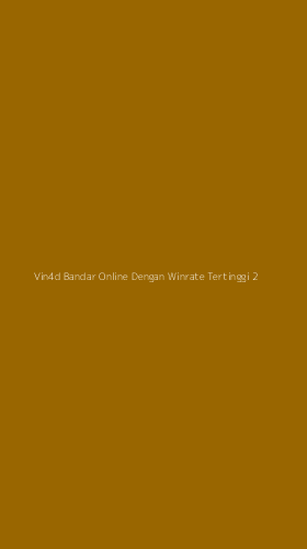 Tampilan Antarmuka Aplikasi Vin4d Bandar Online Dengan Winrate Tertinggi - 2
