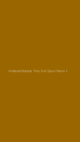 Tampilan Antarmuka Aplikasi Vindes4d Bandar Toto Slot Gacor Resmi - 1