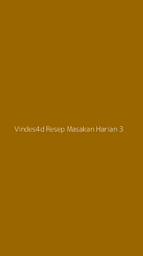 Tampilan Antarmuka Aplikasi Vindes4d Resep Masakan Harian - 3