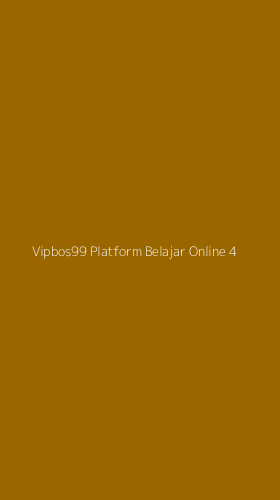 Tampilan Antarmuka Aplikasi Vipbos99 Platform Belajar Online - 4