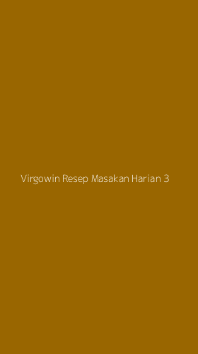 Tampilan Antarmuka Aplikasi Virgowin Resep Masakan Harian - 3