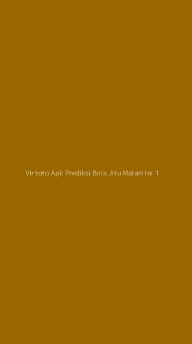 Tampilan Antarmuka Aplikasi Virtoto Apk Prediksi Bola Jitu Malam Ini - 1