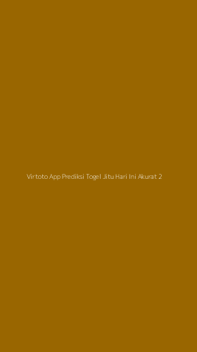 Tampilan Antarmuka Aplikasi Virtoto App Prediksi Togel Jitu Hari Ini Akurat - 2