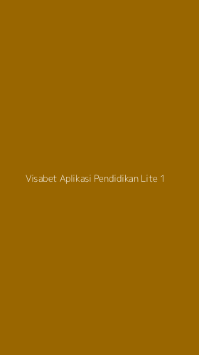 Tampilan Antarmuka Aplikasi Visabet Aplikasi Pendidikan Lite - 1