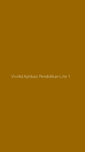 Tampilan Antarmuka Aplikasi Vivi4d Aplikasi Pendidikan Lite - 1