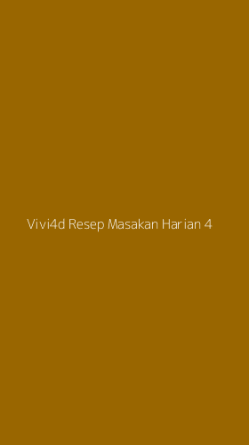 Tampilan Antarmuka Aplikasi Vivi4d Resep Masakan Harian - 4