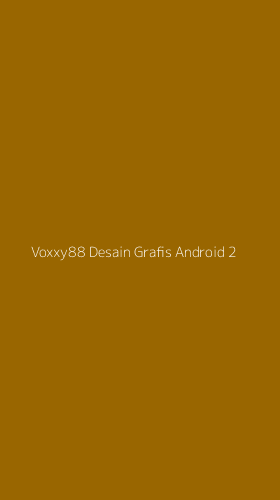 Tampilan Antarmuka Aplikasi Voxxy88 Desain Grafis Android - 2