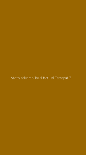 Tampilan Antarmuka Aplikasi Vtoto Keluaran Togel Hari Ini Tercepat - 2