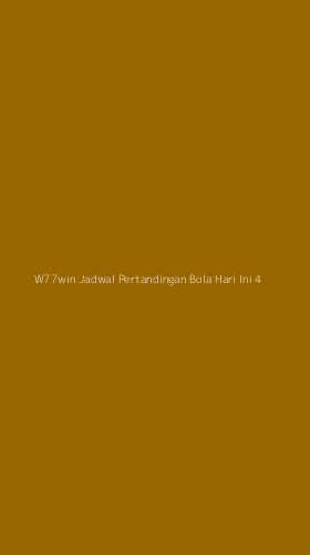 Tampilan Antarmuka Aplikasi W77win Jadwal Pertandingan Bola Hari Ini - 4