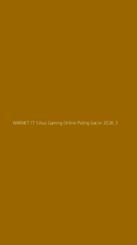 Tampilan Antarmuka Aplikasi Warnet77 Situs Gaming Online Paling Gacor 2026 - 3