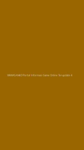 Tampilan Antarmuka Aplikasi Wawasan4d Portal Informasi Game Online Terupdate - 4