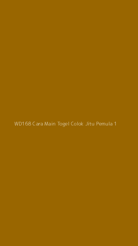 Tampilan Antarmuka Aplikasi Wd168 Cara Main Togel Colok Jitu Pemula - 1