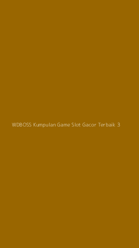 Tampilan Antarmuka Aplikasi Wdboss Kumpulan Game Slot Gacor Terbaik - 3