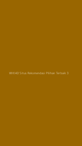 Tampilan Antarmuka Aplikasi Wiki4d Situs Rekomendasi Pilihan Terbaik - 3