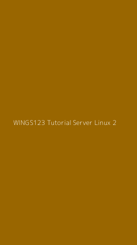 Tampilan Antarmuka Aplikasi Wings123 Tutorial Server Linux - 2
