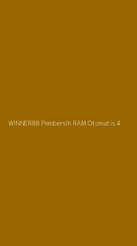 Tampilan Antarmuka Aplikasi Winner88 Pembersih Ram Otomatis - 4