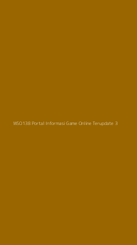 Tampilan Antarmuka Aplikasi Wso138 Portal Informasi Game Online Terupdate - 3