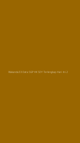 Tampilan Antarmuka Aplikasi Wakanda33 Data Sgp Hk Sdy Terlengkap Hari Ini - 2