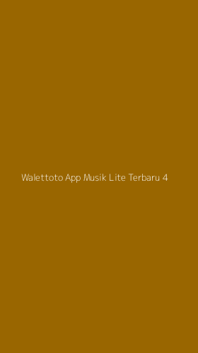 Tampilan Antarmuka Aplikasi Walettoto App Musik Lite Terbaru - 4