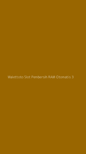 Tampilan Antarmuka Aplikasi Walettoto Slot Pembersih Ram Otomatis - 3