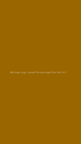 Tampilan Antarmuka Aplikasi Walitogel Login Jadwal Pertandingan Bola Hari Ini - 1