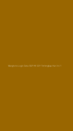 Tampilan Antarmuka Aplikasi Wangtoto Login Data Sgp Hk Sdy Terlengkap Hari Ini - 1