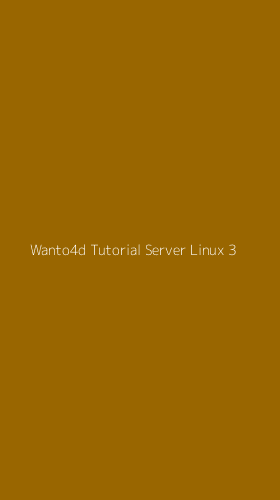 Tampilan Antarmuka Aplikasi Wanto4d Tutorial Server Linux - 3