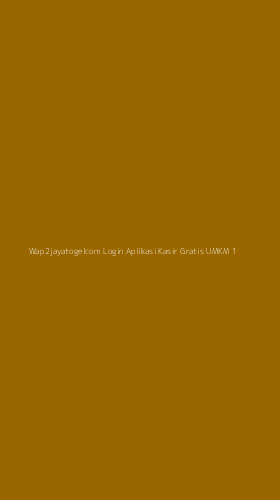 Tampilan Antarmuka Aplikasi Wap2jayatogelcom Login Aplikasi Kasir Gratis Umkm - 1
