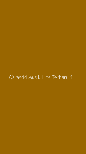 Tampilan Antarmuka Aplikasi Waras4d Musik Lite Terbaru - 1