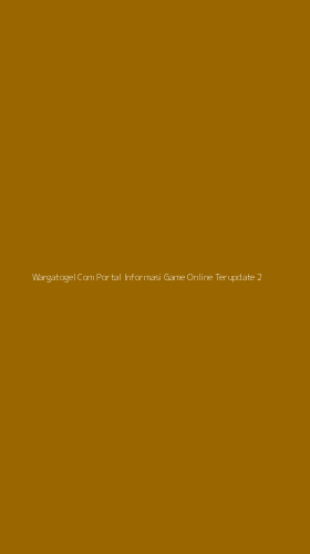 Tampilan Antarmuka Aplikasi Wargatogel Com Portal Informasi Game Online Terupdate - 2