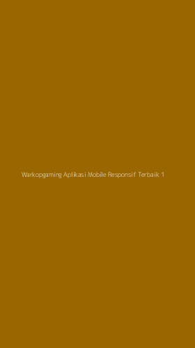 Tampilan Antarmuka Aplikasi Warkopgaming Aplikasi Mobile Responsif Terbaik - 1