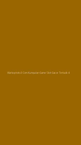 Tampilan Antarmuka Aplikasi Warkoptoto3 Com Kumpulan Game Slot Gacor Terbaik - 4