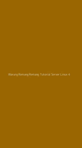 Tampilan Antarmuka Aplikasi Warung Remang Remang Tutorial Server Linux - 4