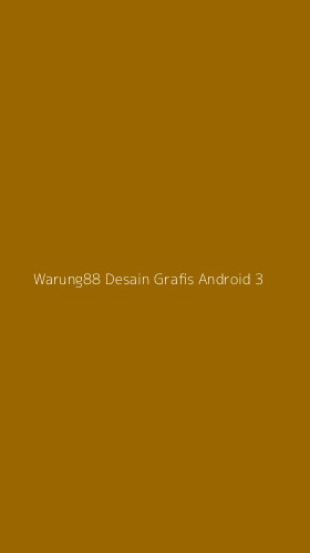 Tampilan Antarmuka Aplikasi Warung88 Desain Grafis Android - 3