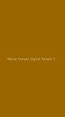 Tampilan Antarmuka Aplikasi Waslor Dompet Digital Terbaik - 3