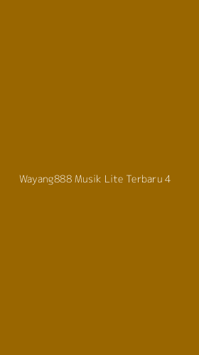 Tampilan Antarmuka Aplikasi Wayang888 Musik Lite Terbaru - 4